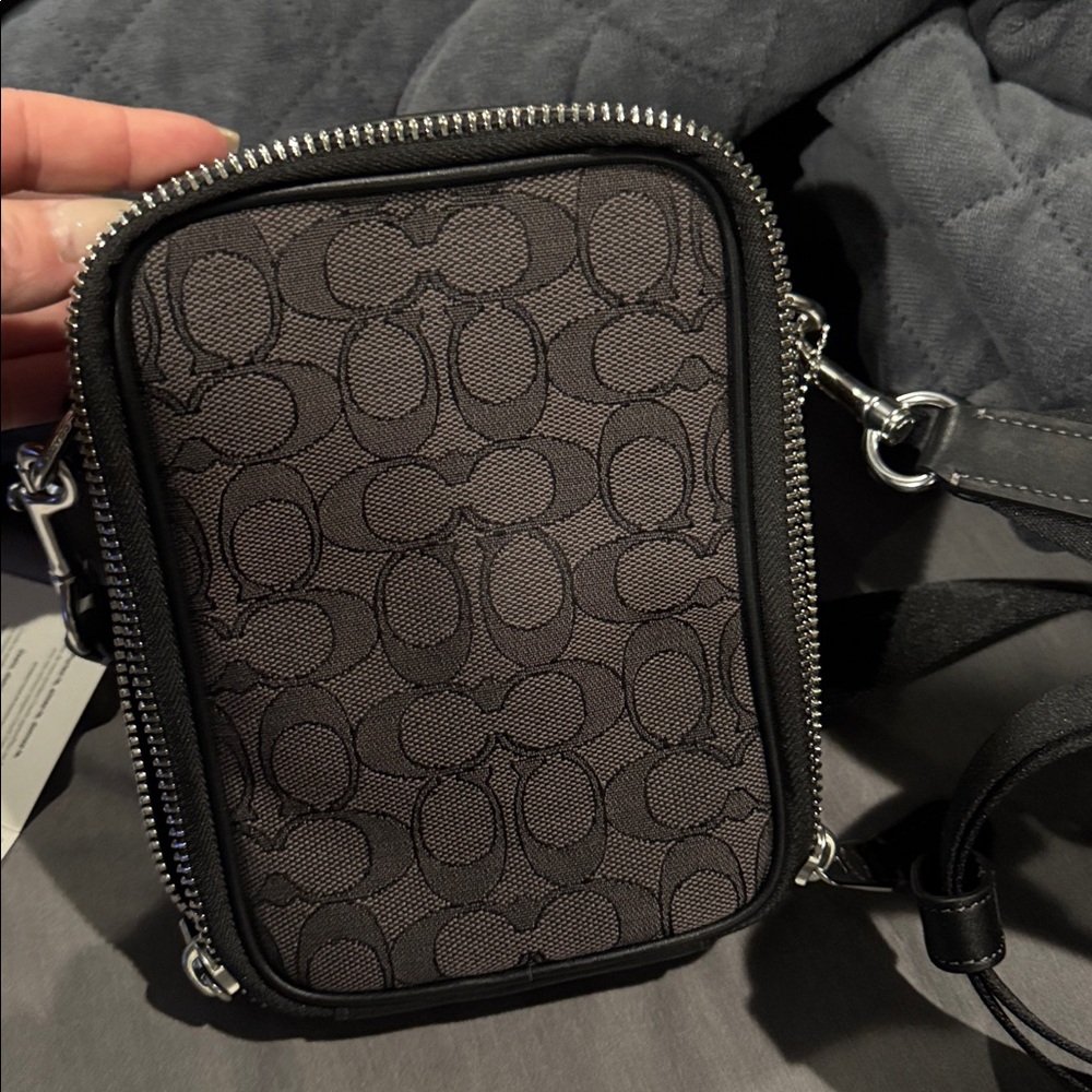 Stanton Crossbody Bag In Signature Jacquard - Picture 6 of 7